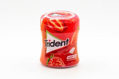 Жевательная резинка Trident без сахара со вкусом клубники 82,6 гр