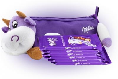 Шоколад Milka Pencil Case (мини плитки 5 шт) 200 грамм